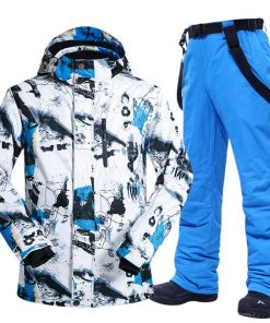 Ski Suit Men Brands Winter Windproof Waterproof Thermal Snow Jacket And Pants Sets Skiwear Skiing And Snowboard Ski Jacket Men 16