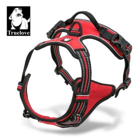 Truelove Front Range Reflective Nylon large pet Dog Harness All Weather  Padded  Adjustable Safety Vehicular  leads for dogs pet 1