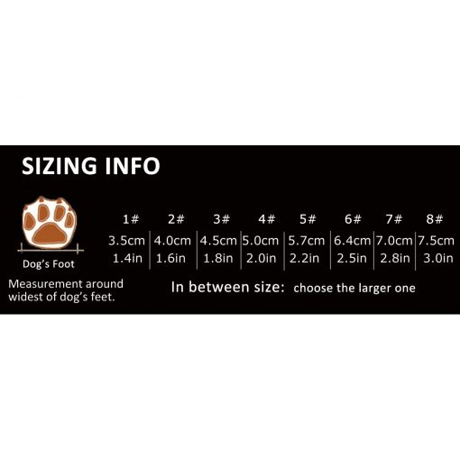 Truelove Pet Shoes Boots Waterproof for Dogs with Reflective Rugged Anti-Slip Sole 4PCS TLS4861 5