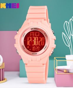 SKMEI LED Display Digital Kids Watches Soft Sport Boyes Girls Wristwatch Shockproof Waterproof Children Watch montre enfant 1716 2