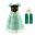 Anna Princess Dress for Baby Girls Green Dress Cosplay Kids Clothes Floral Anna Party Embroidery Shoulderless Queen Elsa Costume 8