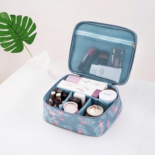 RUPUTIN 2018 New Women's Make up Bag Travel Cosmetic Organizer Bag Cases Printed Multifunction Portable Toiletry Kits Makeup Bag 2