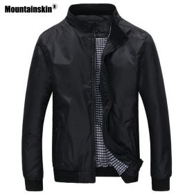 Mountainskin New Men's Jackets Spring Autumn Casual Coats Solid Color Outwear Male Bomber Jacket Mens Brand Clothing SA535 1