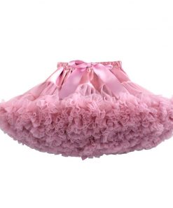 1-10Y Girls Tutu Skirt Ballerina Pettiskirt Layer Fluffy Children Ballet Skirts For Party Dance Princess Girl Tulle Miniskirt 21