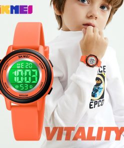SKMEI Boys Girls Sport Kids Watch Colorful Led Children Digital Wristwatches Waterproof Alarm Child Watches montre enfant 1721 1