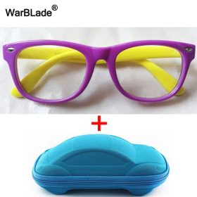 Warblade New Flexible Kids Glasses TR90 Silicone Children Eyeglasses Boys Girls Baby Optic Frame Computer Transparent Eyewears 2