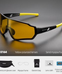 ROCKBROS Cycling Glasses Men Women Photochromic Outdoor Sport Hiking Eyewear Polarized Sunglasses Inner Frame  Bicycle Glasses 10