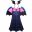 MUABABY Girls Vampire Fancy Dress Up Costumes Clothes Short Sleeve Carnival Halloween Vampire Party Gown Children Frocks 9