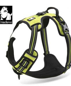 Truelove Front Range Reflective Nylon large pet Dog Harness All Weather  Padded  Adjustable Safety Vehicular  leads for dogs pet 16