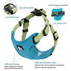 Truelove Padded reflective dog harness vest Pet Dog Step in Harness Adjustable No Pulling pet Harnesses for Small Medium dog 6