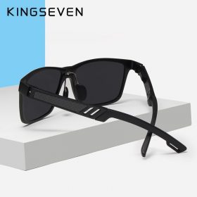 KINGSEVEN Brand New Polarized Sunglasses Men Unisex Metal Frame Driving Glasses Women Retro Sun Glasses Gafas 5