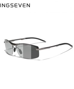 KINGSEVEN Aluminum Photochromic Sunglasses Polarized Men's Chameleon Glasses Male Sun Glasses Day Night Vision Driving Eyewear 2