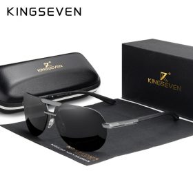 KINGSEVEN BRAND DESIGN New Polarized Rimless Sunglasses Men Women Driving Pilot Frame Sun Glasses Male Goggle UV400 Gafas De Sol 1