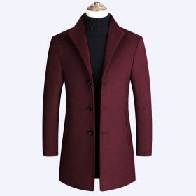 BOLUBAO Men Wool Blend Coat Winter New Men's Casual Wild Wool Overcoat Quality Brand Male Solid Color Wool Coat 3