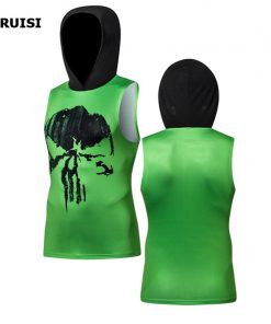 New Fashion Compression Sleeveless Shirts Tank Top Men Fitness Shirt Mens Singlet Bodybuilding Workout Gym Vest Fitness Men 19
