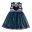 DXTON Sleeveless Girls Dresses Summer Kids Tutu Dress Stripe Casual Children Dress Heart Sequined Birthday Party Girls Costume 8
