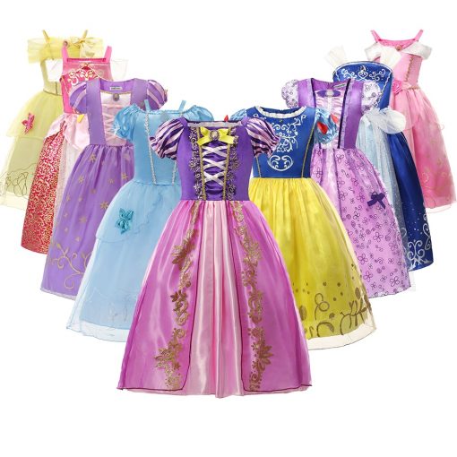 Christmas Girls Princess Dress Halloween Costume Birthday Party Clothing for Children Kids Vestidos Robe Fille Girls Fancy Dress 1