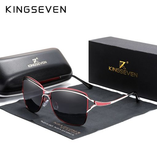 KINGSEVEN Retro Womens Sun glasses Polarized Luxury Ladies Brand Designer Gradient Lens Sunglasses Eyewear For Women Female 5