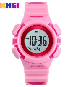 SKMEI Outdoor Sport Kids Watches Sports Digital Wristwatches Fashion Life Waterproof PU Wristband Children Watch relogio 1485 9
