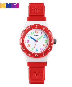 SKMEI NEW Kids Watches Outdoor Sports Wristwtatch Boys Girls Waterproof PU Wristband Quartz Children Watches 1483 reloj 12