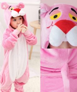 Kigurumi Unicorn Pajamas Children's Pajamas for Boys Girls Flannel Kids Stich Pijamas Set Animal Sleepwear Winter Onesies 4-12 30