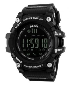 SKMEI Outdoor Sport Smart Watch Men Bluetooth Multifunction Fitness Watches 5Bar Waterproof Digital Watch reloj hombre 1227/1384 16