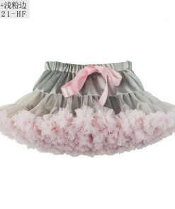 1-10Y Girls Tutu Skirt Ballerina Pettiskirt Layer Fluffy Children Ballet Skirts For Party Dance Princess Girl Tulle Miniskirt 7