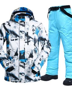 Ski Suit Men Brands Winter Windproof Waterproof Thermal Snow Jacket And Pants Sets Skiwear Skiing And Snowboard Ski Jacket Men 18