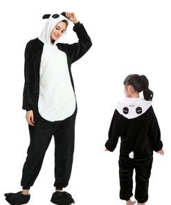 Kigurumi Unicorn Pajama Adult Animal Panda Onesie Boys Girls Women Men  Couple Winter Pajama Suit Sleepwear Flannel Pijama 15