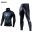 NEW Sports Suit 3D Printed High Collar Lapel Thermal Clothes Compression Set Mens Tracksuits Fitness Rashguard Superhero Suits 9