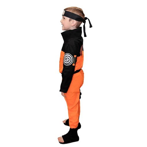 2020 Calssic Anime Cosplay Naruto children Cosplay Costumes juvenile Uzumaki Naruto kids  Free Shipping 2