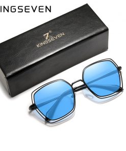 KINGSEVEN 2020 Elegant Series Women Polarized Sunglasses Double Frame Fashion Design Women Glasses Female Eyewear Zonnebril dame 1