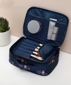 RUPUTIN 2018 New Women's Make up Bag Travel Cosmetic Organizer Bag Cases Printed Multifunction Portable Toiletry Kits Makeup Bag 11