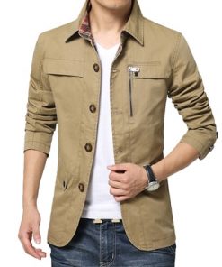 Mountainskin 2020 Men's Jacket Coat 4XL Casual Solid Men Outerwear Slim Fit Khaki Army Cotton Male Jackets Brand Clothing SA220 11