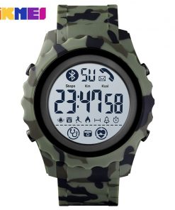 SKMEI Bluetooth Sport Mens Watch APP Call Reminder Wrist Smart Watch Heart Rate Watches Men Luminous reloj inteligente 1626 7