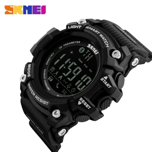 SKMEI Outdoor Sport Smart Watch Men Bluetooth Multifunction Fitness Watches 5Bar Waterproof Digital Watch reloj hombre 1227/1384 1