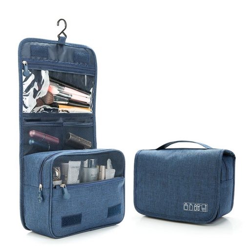 Women Men Business Cosmetic Bag Hanging Portable Waterproof Organizer Wash Travel Makeup Case Beauty Toiletry Make Up Kit Box 1