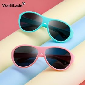 WarBlade Cute Children Polarized Sunglasses Silicone Safety Kids Sun Glasses Girls Boys Baby Glasses UV400 Eyewear Gafas de sol 1