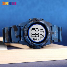 SKMEI Fashion Digital Boys Watches Time Chrono Children Watch Waterproof Camo Sports Hour Clock  Boy Teenager  Wristwatch 1574 3