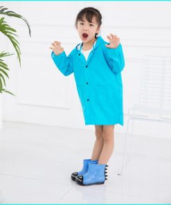VILEAD Cute Dinosaur Polyester Baby Raincoat Outdoor Waterproof Rain Coat Children Impermeable Poncho Boy Girl Rain Jacket Gift 7