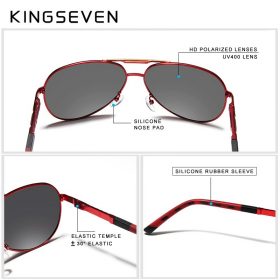 KINGSEVEN 2019 Aluminum Magnesium Men's Sunglasses Polarized Men Coating Mirror Glasses Male Eyewear Accessories For Men Oculos 4