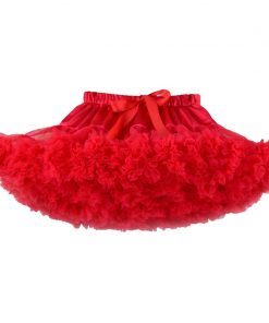 Drop shipping Baby Girls Tutu Skirt Fluffy Children Ballet Kids Pettiskirt Baby Girl Skirts Princess Tulle Party Dance Skirts 24