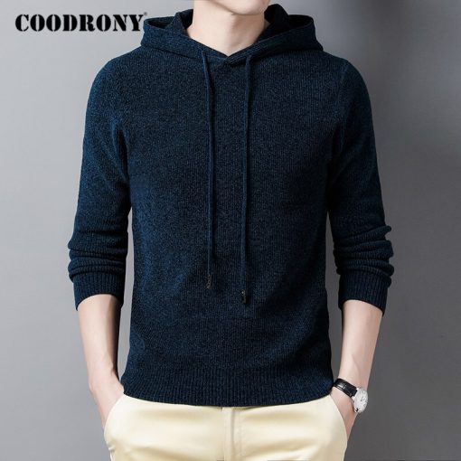 COODRONY Brand Hooded Sweater Men Clothes 2020 New Arrival Casual Knitwear Pullover Men Autumn Winter Soft Warm Pull Homme C1176 2