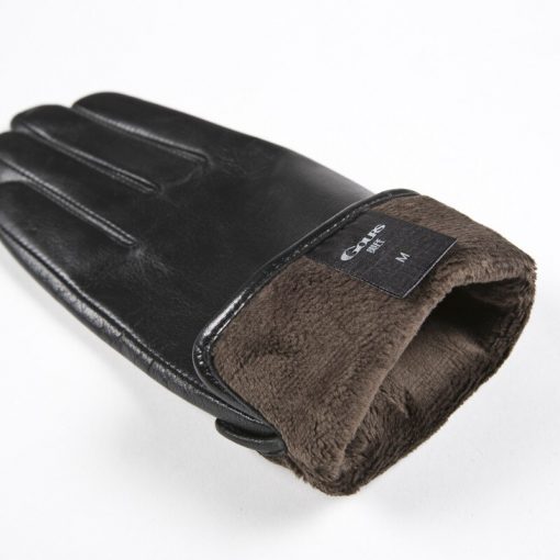Gours Winter Genuine Leather Gloves for Women Fashion Brand Black Goatskin Finger Gloves New Arrival Warm Mittens GSL028 4