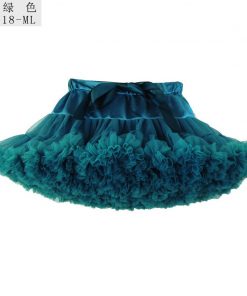 1-10Y Girls Tutu Skirt Ballerina Pettiskirt Layer Fluffy Children Ballet Skirts For Party Dance Princess Girl Tulle Miniskirt 14