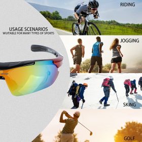 Dropshopping Cycling Polarized Eyewear Glasses Bicycle Sunglasses MTB Road Bike Men Women 5 Lenses Glasses Cycling Equipment 6