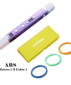 Myriwell 1.75mm ABS/PLA DIY 3D Pen LED Screen,USB Charging 3D Printing Pen+100M Filament Creative Toy Gift For Kids Design 17