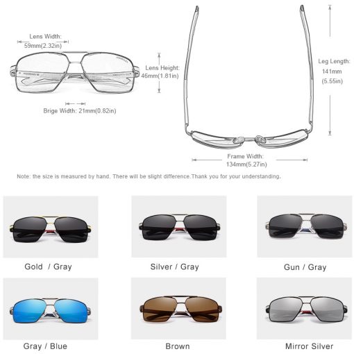 KINGSEVEN Aluminum Men's Sunglasse Polarized Lens Brand Red Design Temples Sun glasses Coating Mirror Glasses Oculos de sol 7719 2