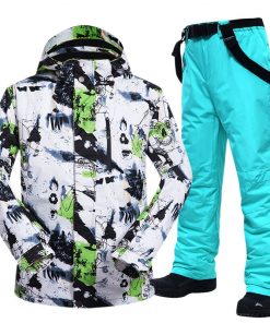 Ski Suit Men Brands Winter Windproof Waterproof Thermal Snow Jacket And Pants Sets Skiwear Skiing And Snowboard Ski Jacket Men 10