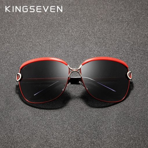 KINGSEVEN Polarized Ladies Sunglasses Women Gradient Lens Round Sun Glasses Square Luxury Brand Oculos Lunette De Soleil Femme 1